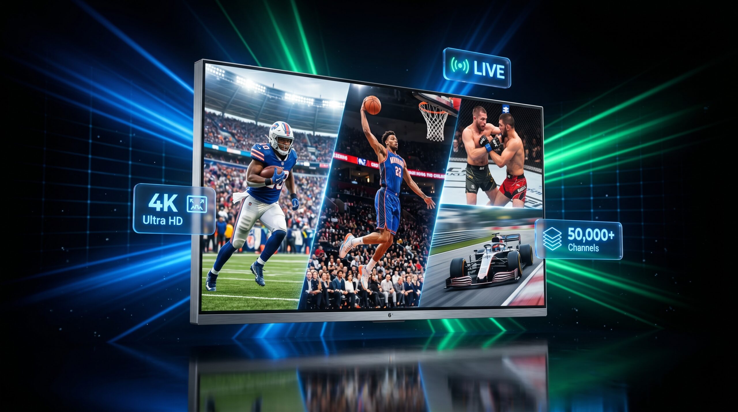 IPTVUSAA - Watch NFL, NBA, UFC, Formula 1 in 4K Ultra HD